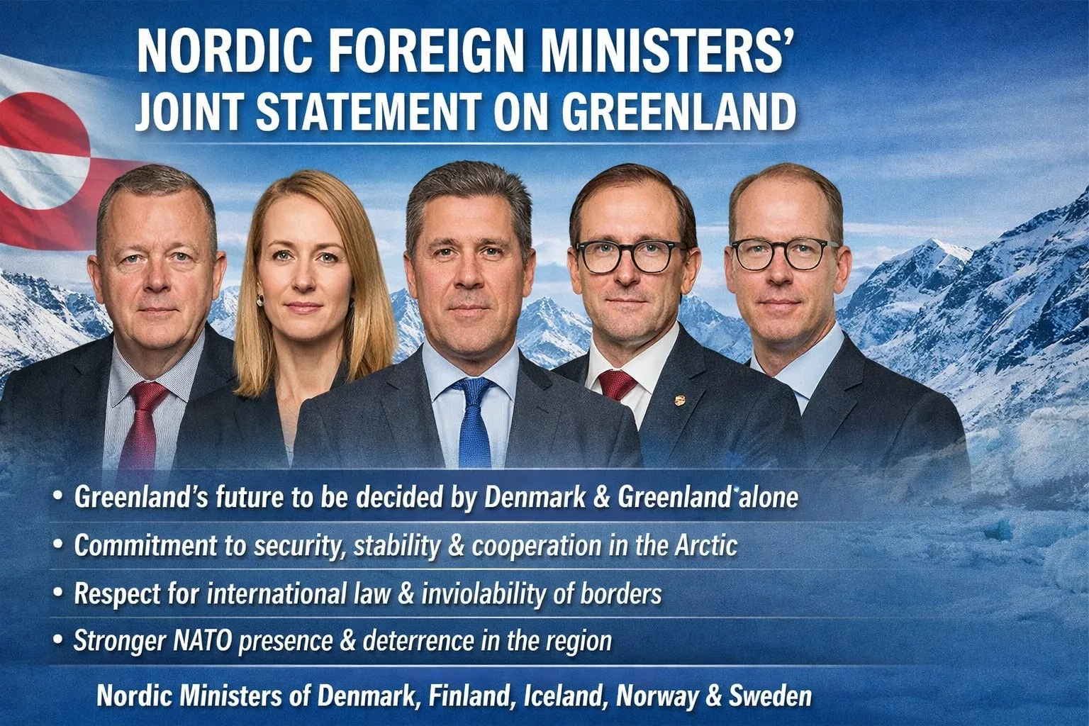 Nordic Countries Joint Statement on Greenland