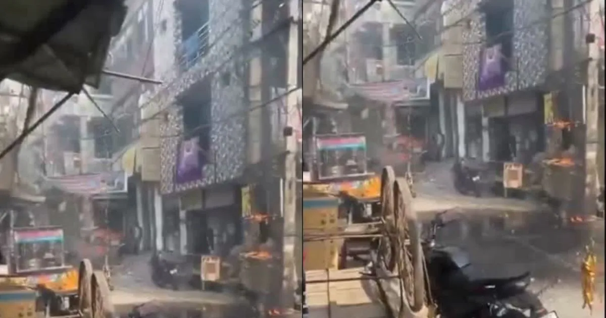 17 जनवरी 2026 को गाजियाबाद में ट्रांसफॉर्मर फट गया।